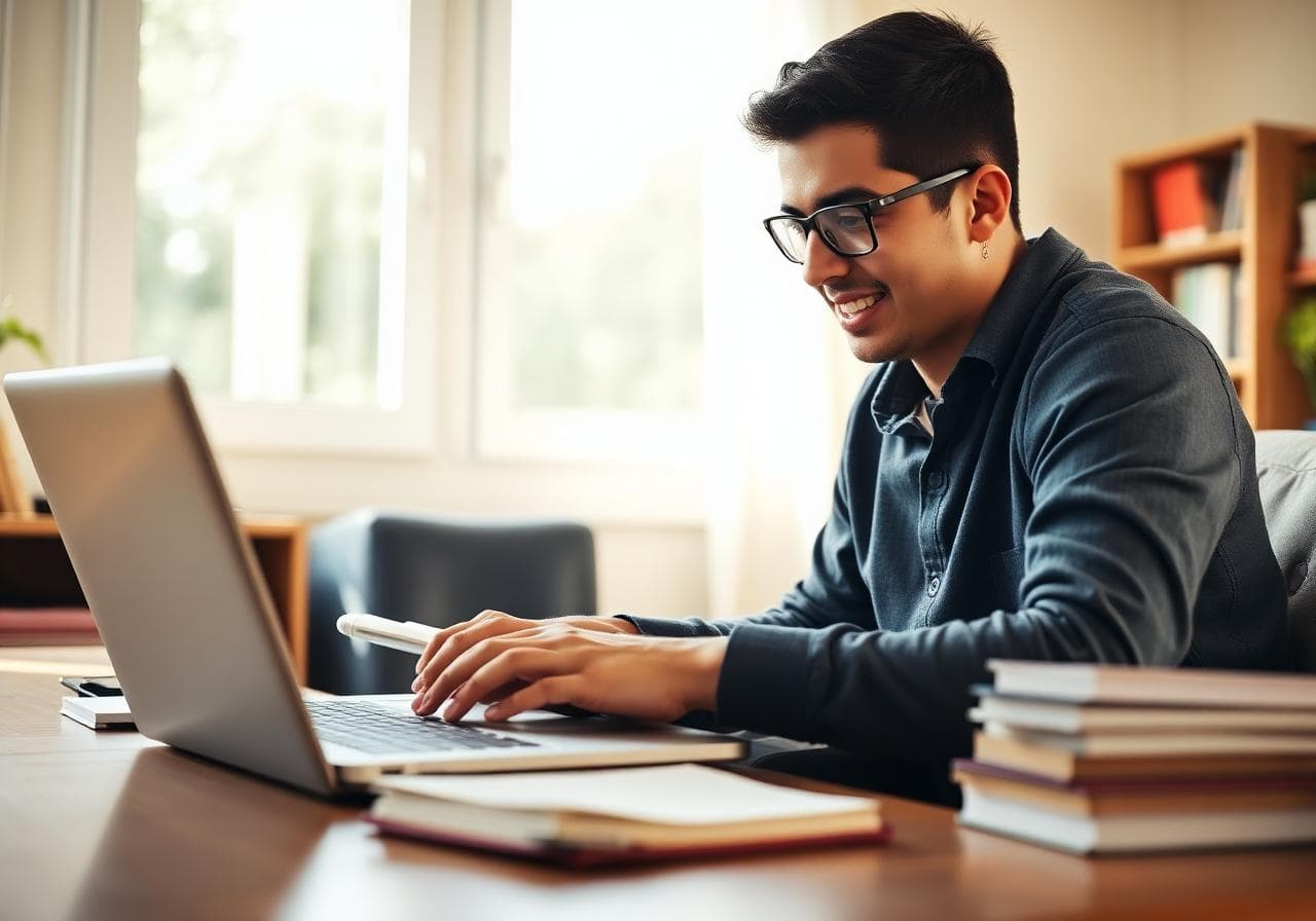 Student planning their next academic step